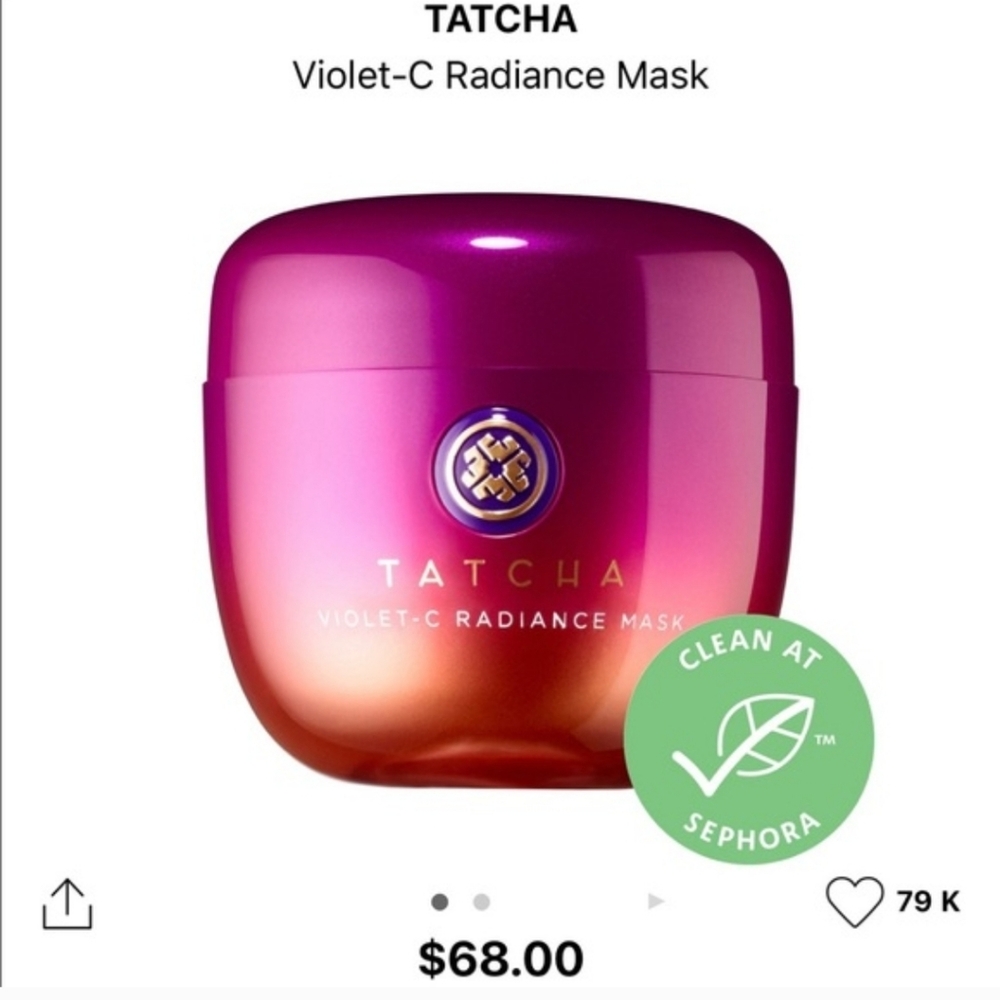 Tatcha Radiance Mask in Purple and Orange